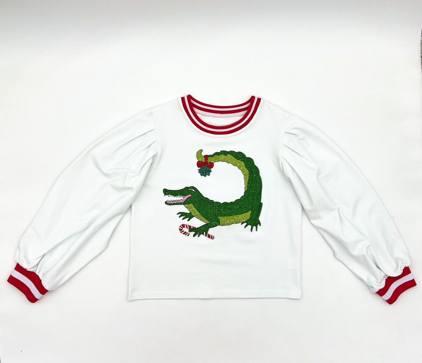 Holly Gator Puff Sleeve Sweatshirt