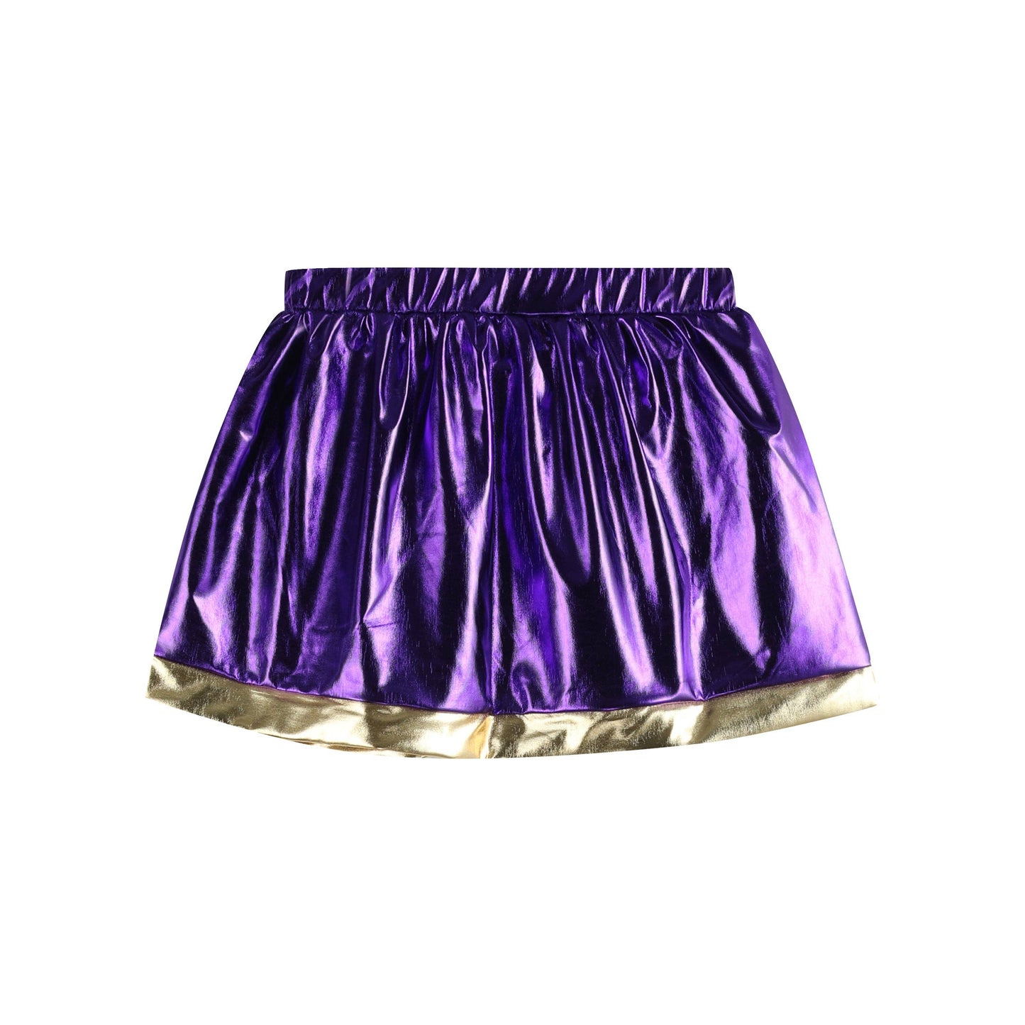 Metallic Purple and Gold Skort