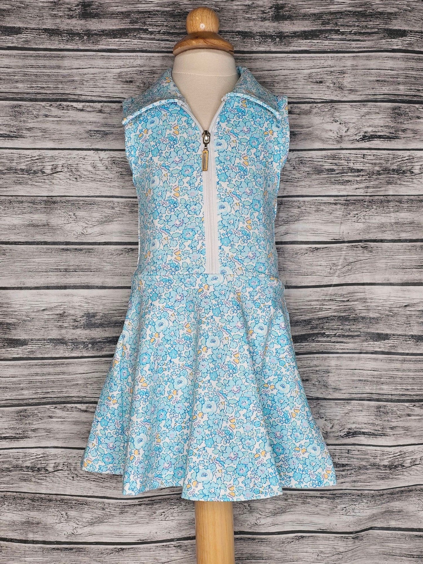 Brilliant Blue Tennis Dress