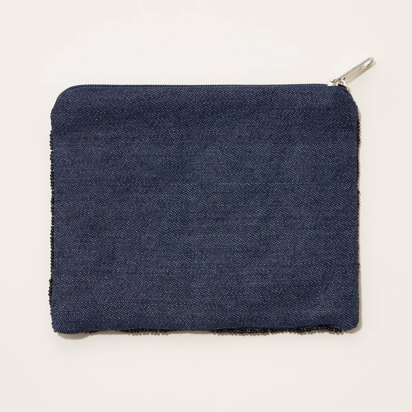 Teach Love Inspire Seed Bead Canvas Pouch