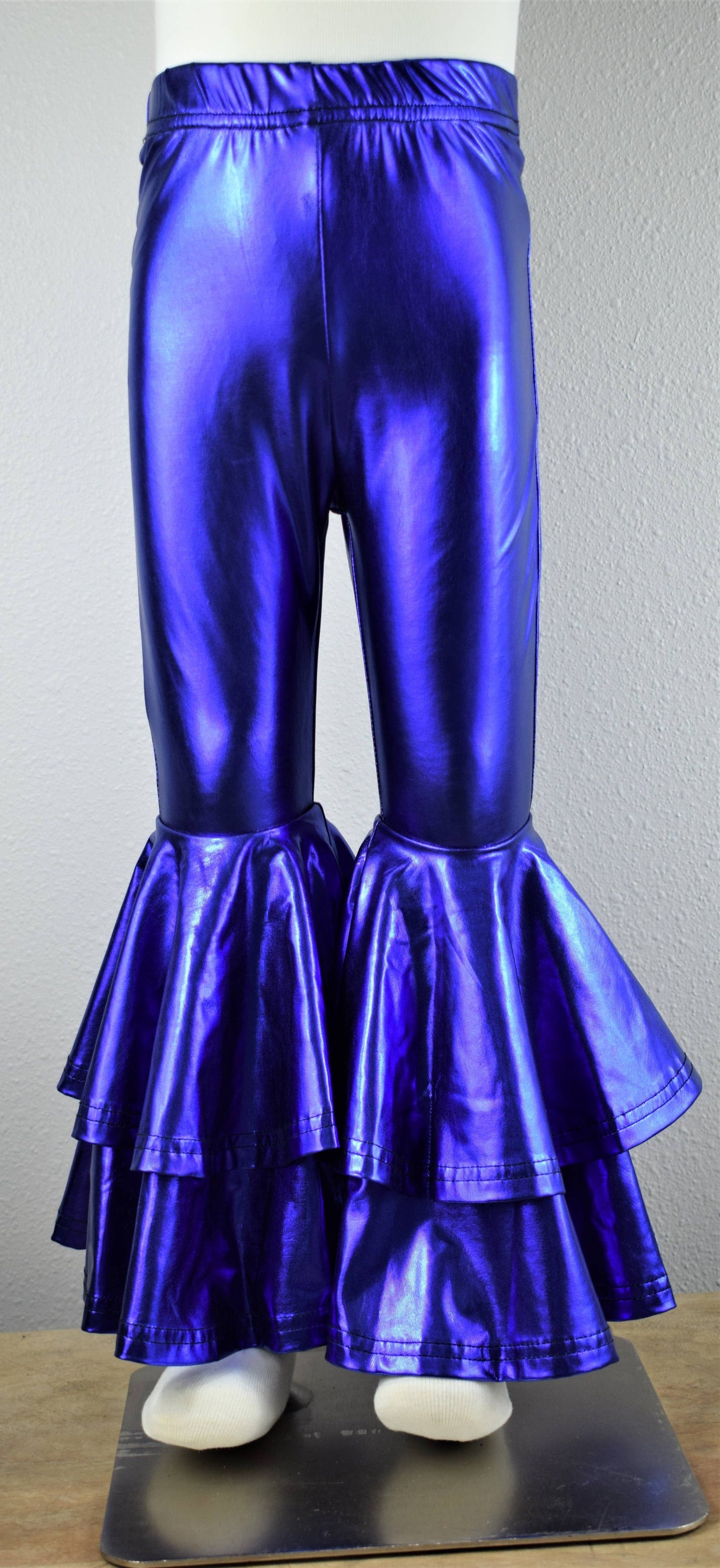 Mardi Gras Foil Double Bell Leggings Toddler & Youth