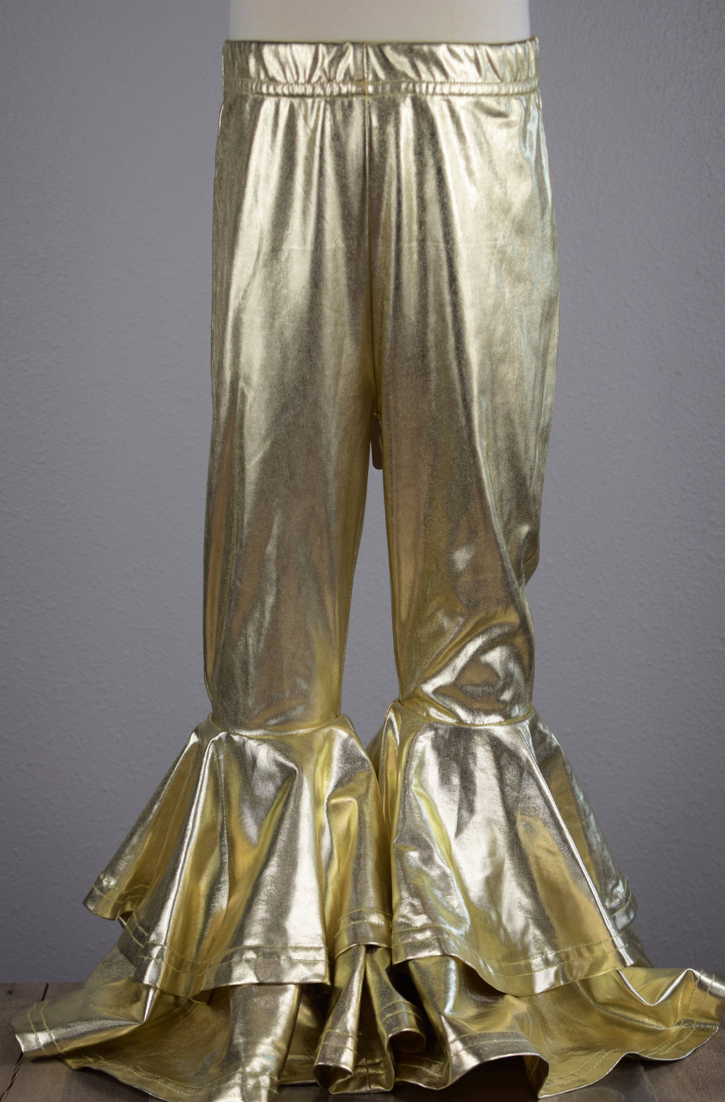 Mardi Gras Foil Double Bell Leggings Toddler & Youth