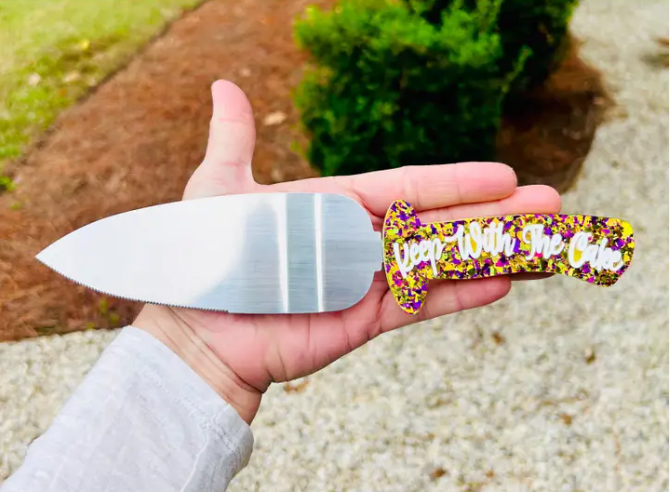 Kingcake Knife-Server