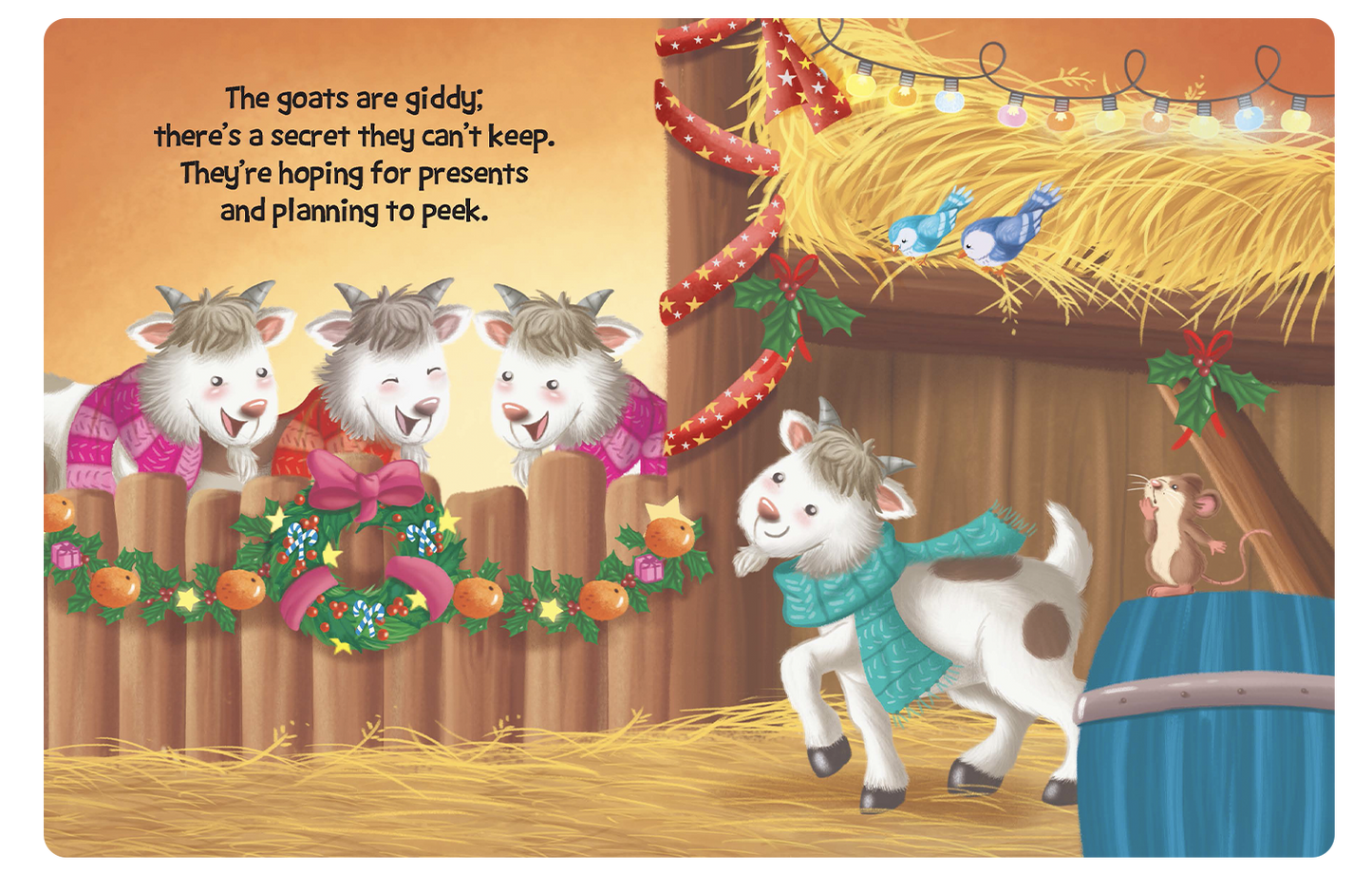 Christmas On The Farm - Children's Holiday Padded Board Book