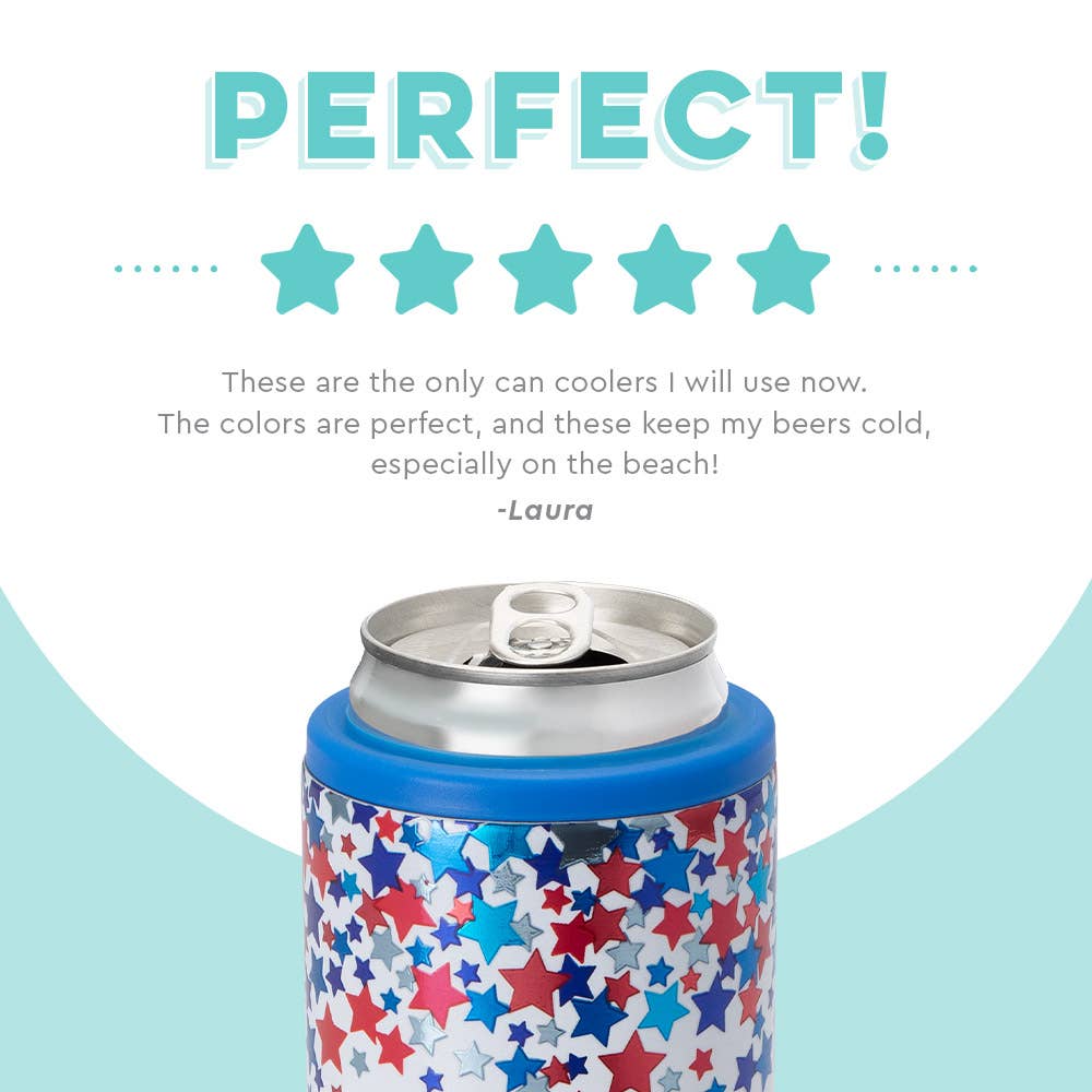 Star Spangled Skinny Can Cooler (12oz)