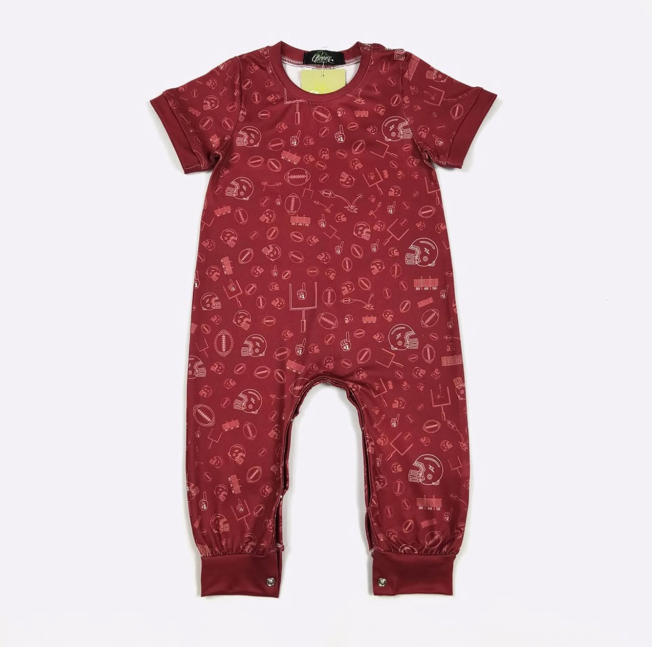Field Goal Football Boy Romper