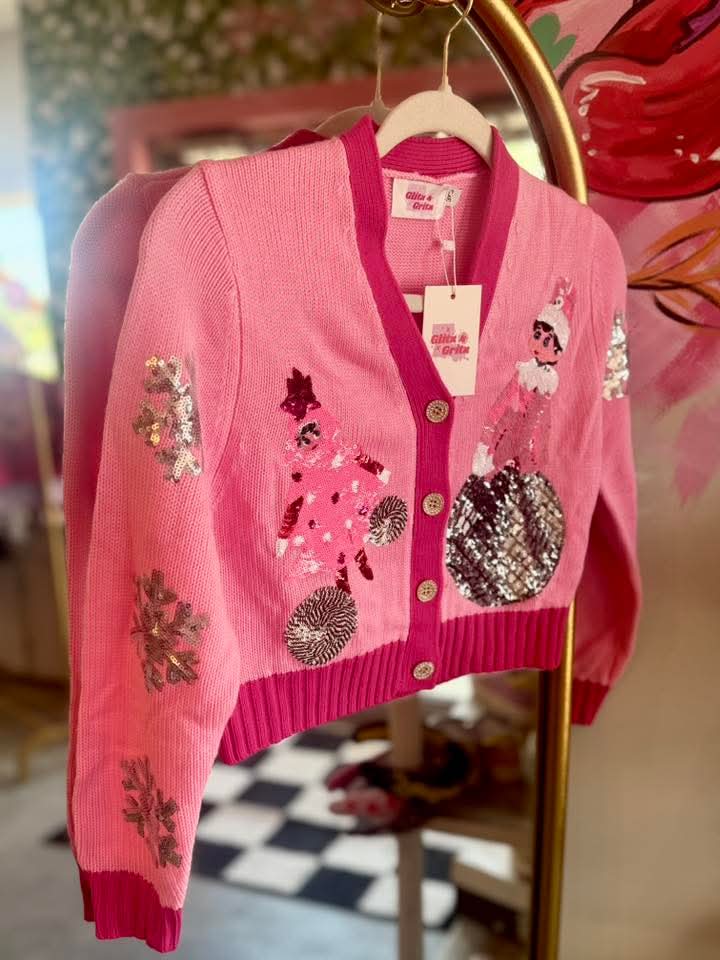 Elf Sequin Cardigan