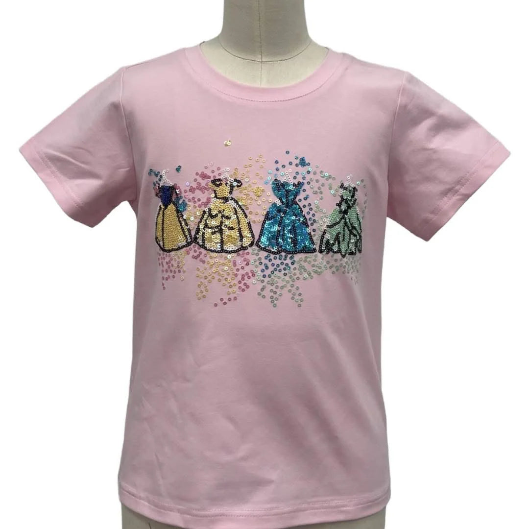 Princess Dresses Sequin Tee