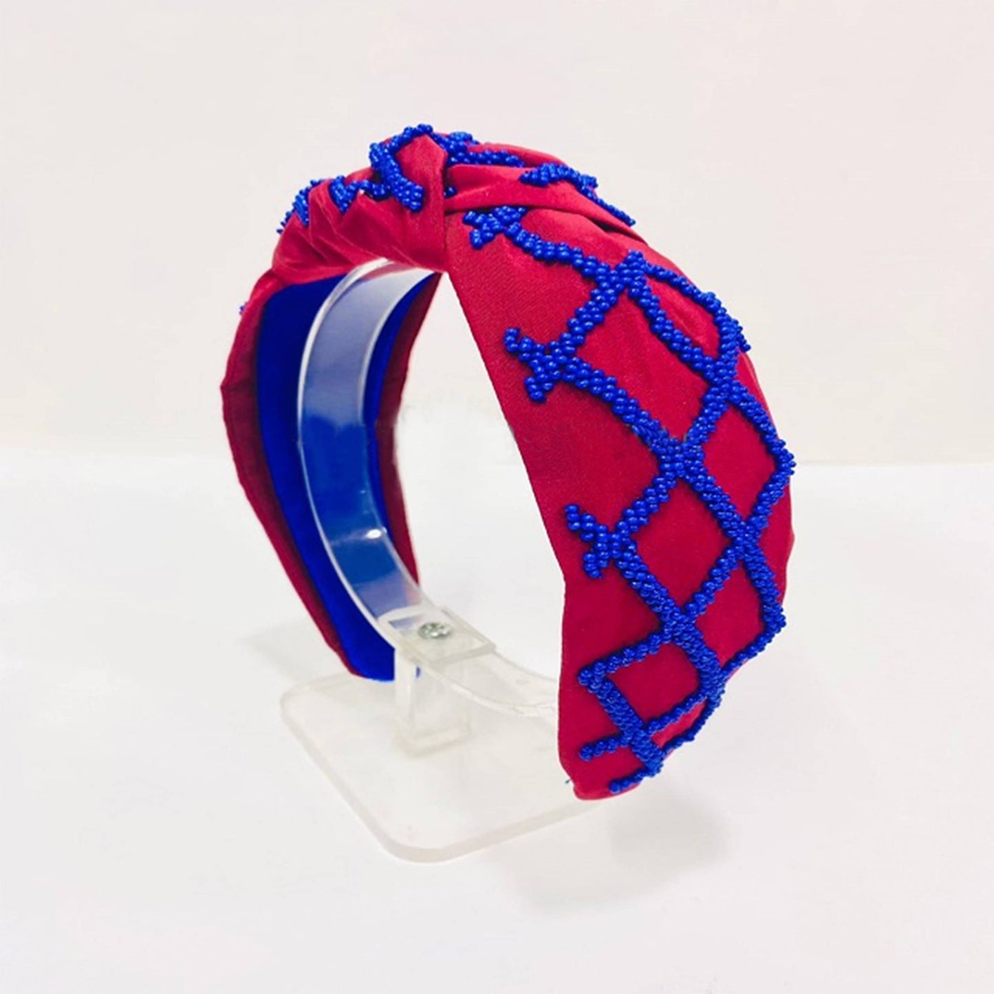 Criss Cross Seed Bead Headband