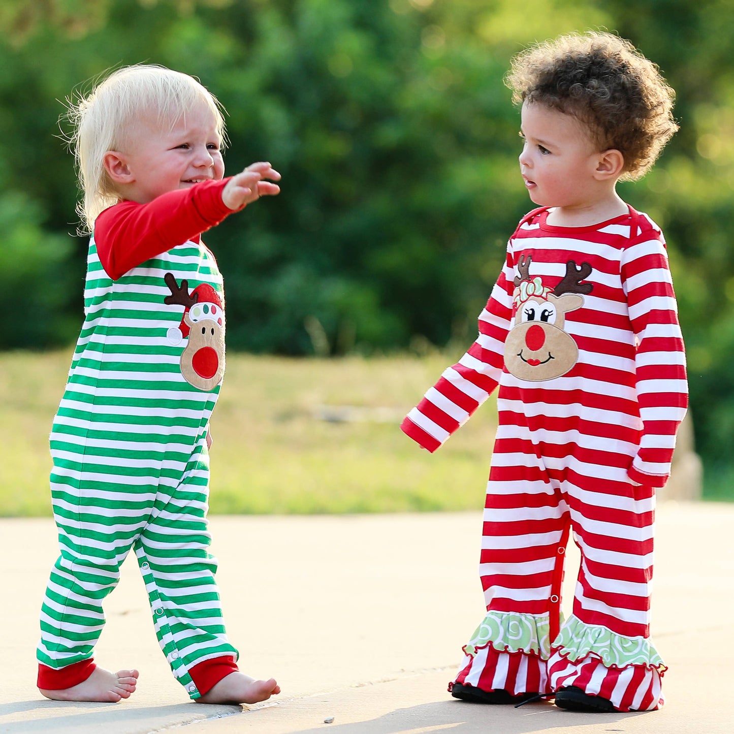 Rudolph Christmas Romper Unisex