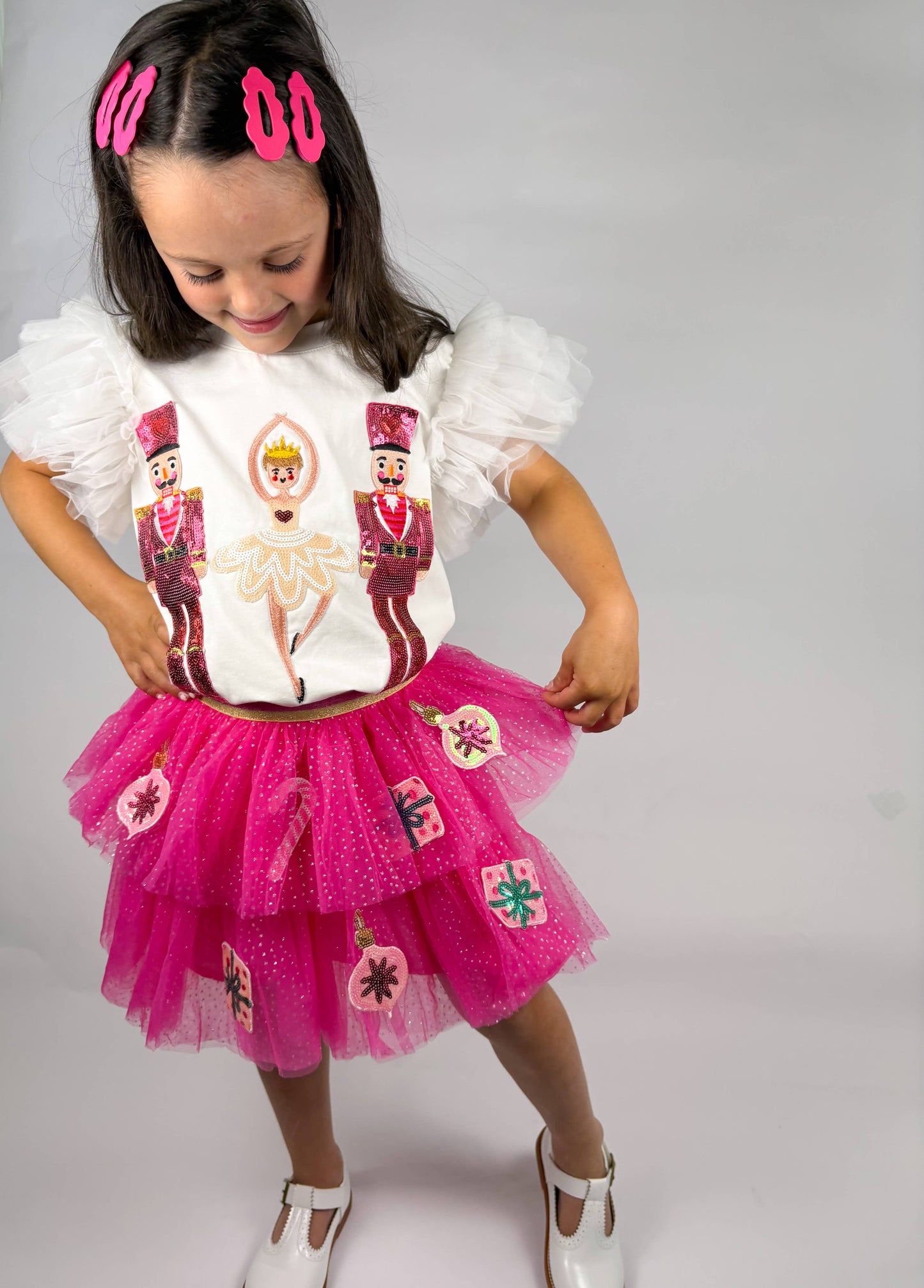 Nutcracker and Ballerina Patched Top