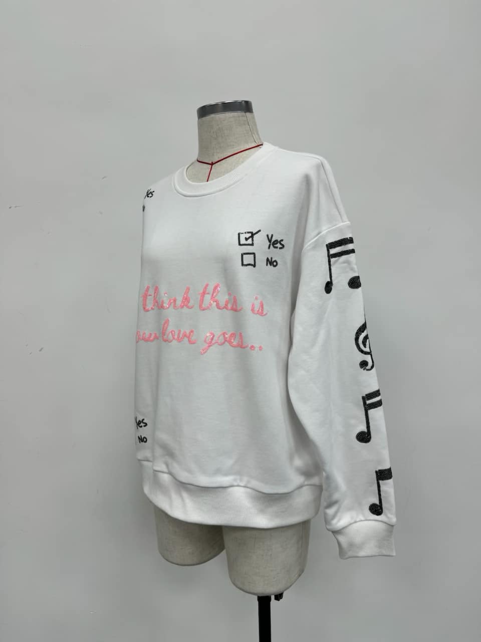 Check Yes or No Sweatshirt