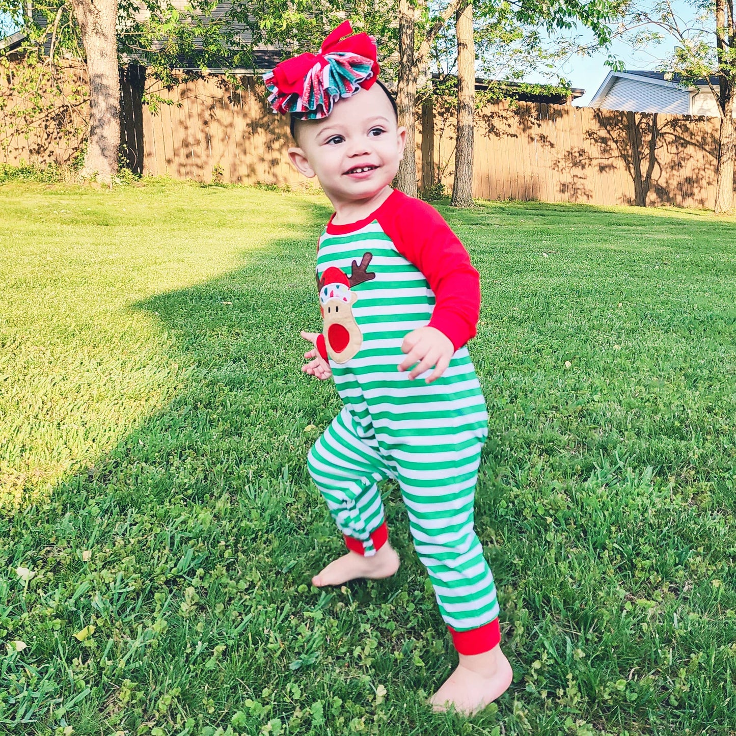 Rudolph Christmas Romper Unisex