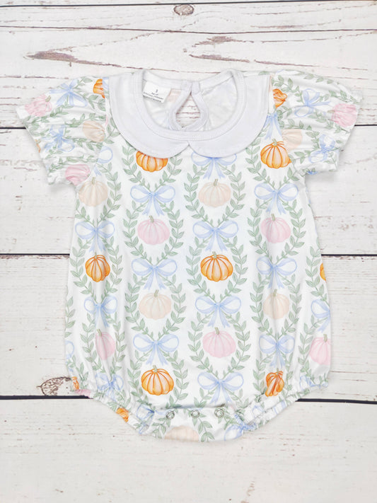 Bow & Pumpkin Print Bubble