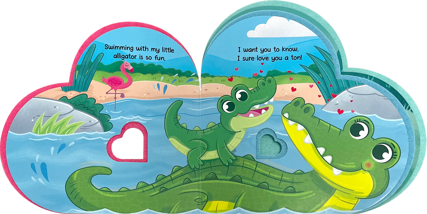 Wild About You - Children's Shaped Sensory Board Book with Felt Edges