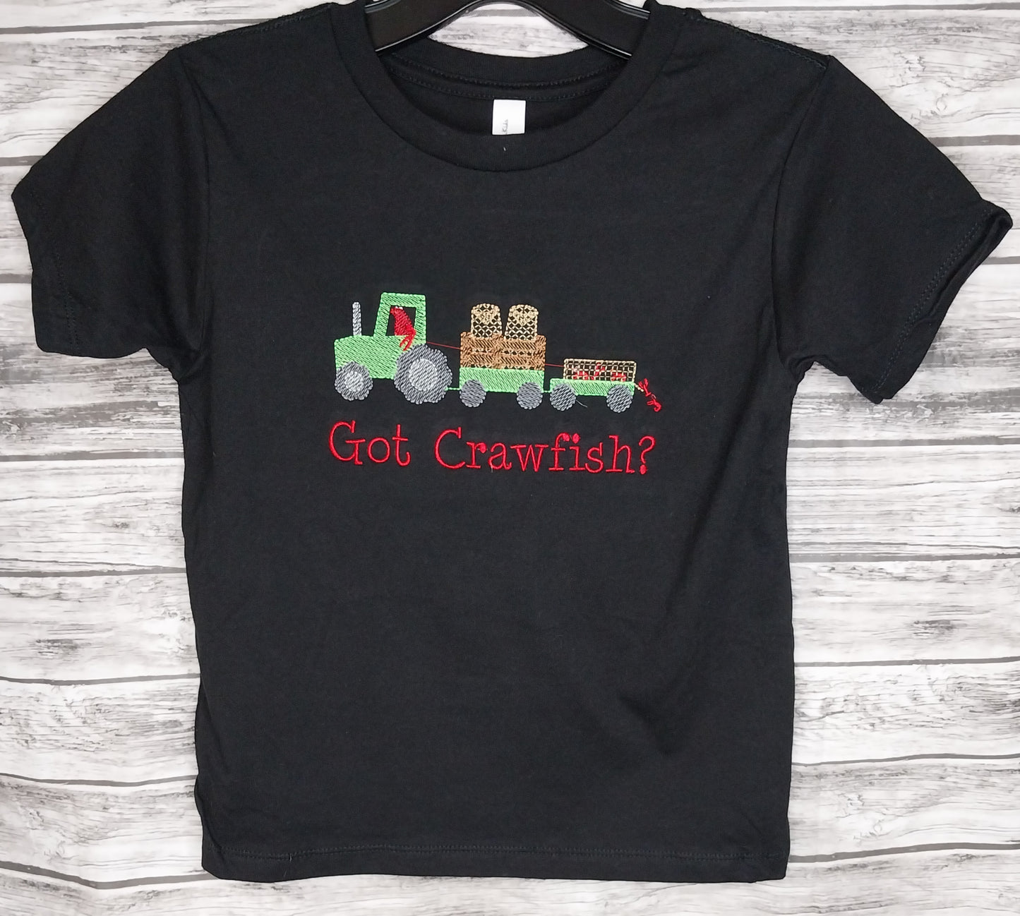 Got Crawfish Sketch Embroidered T-shirt