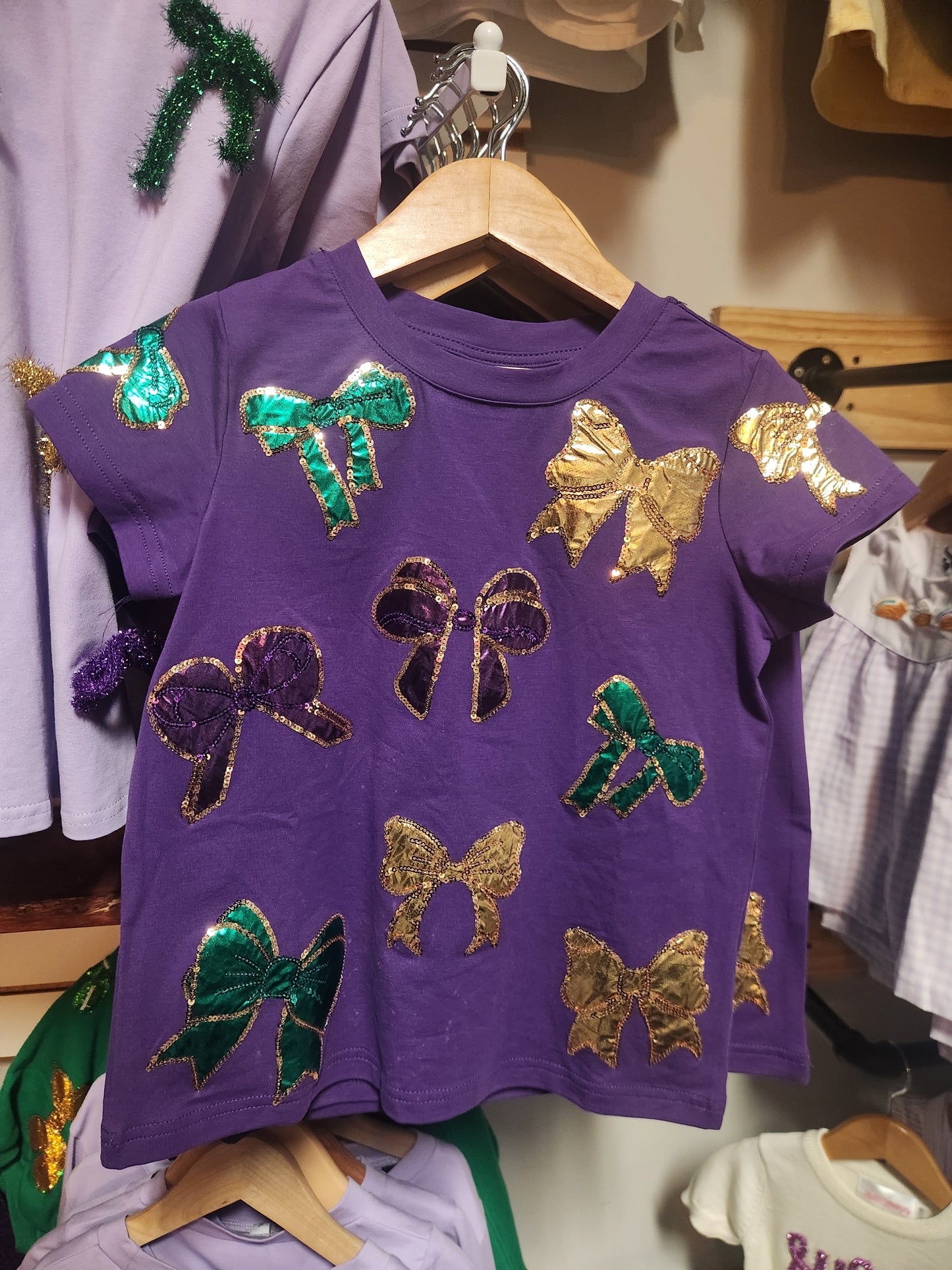 Mardi Gras Bows Tee