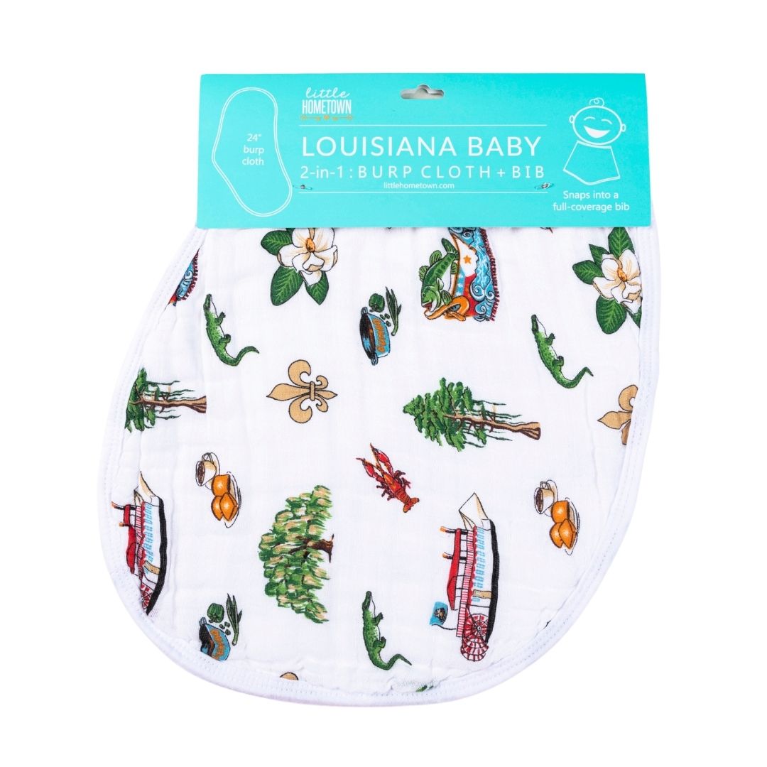 Louisiana Burp/Bib Combo (Unisex)