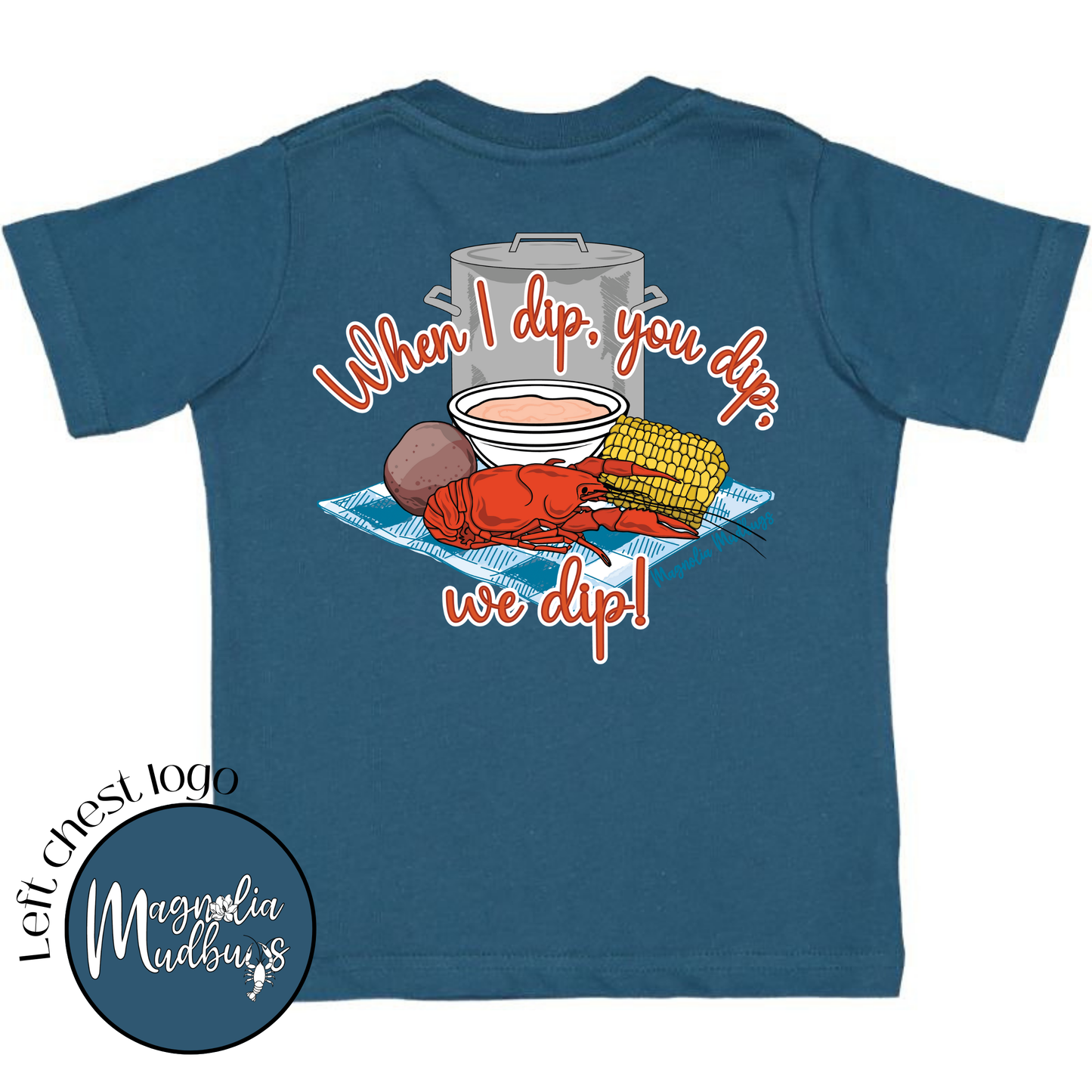 Crawfish Dip Kids Tee