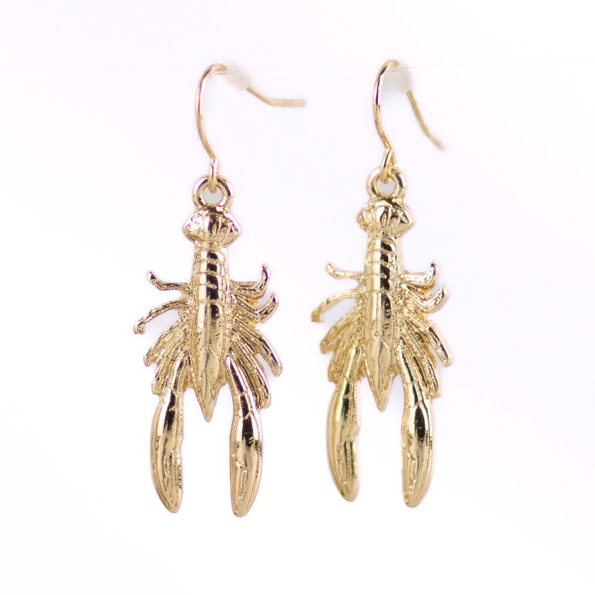 Crawfish Earrings Gold