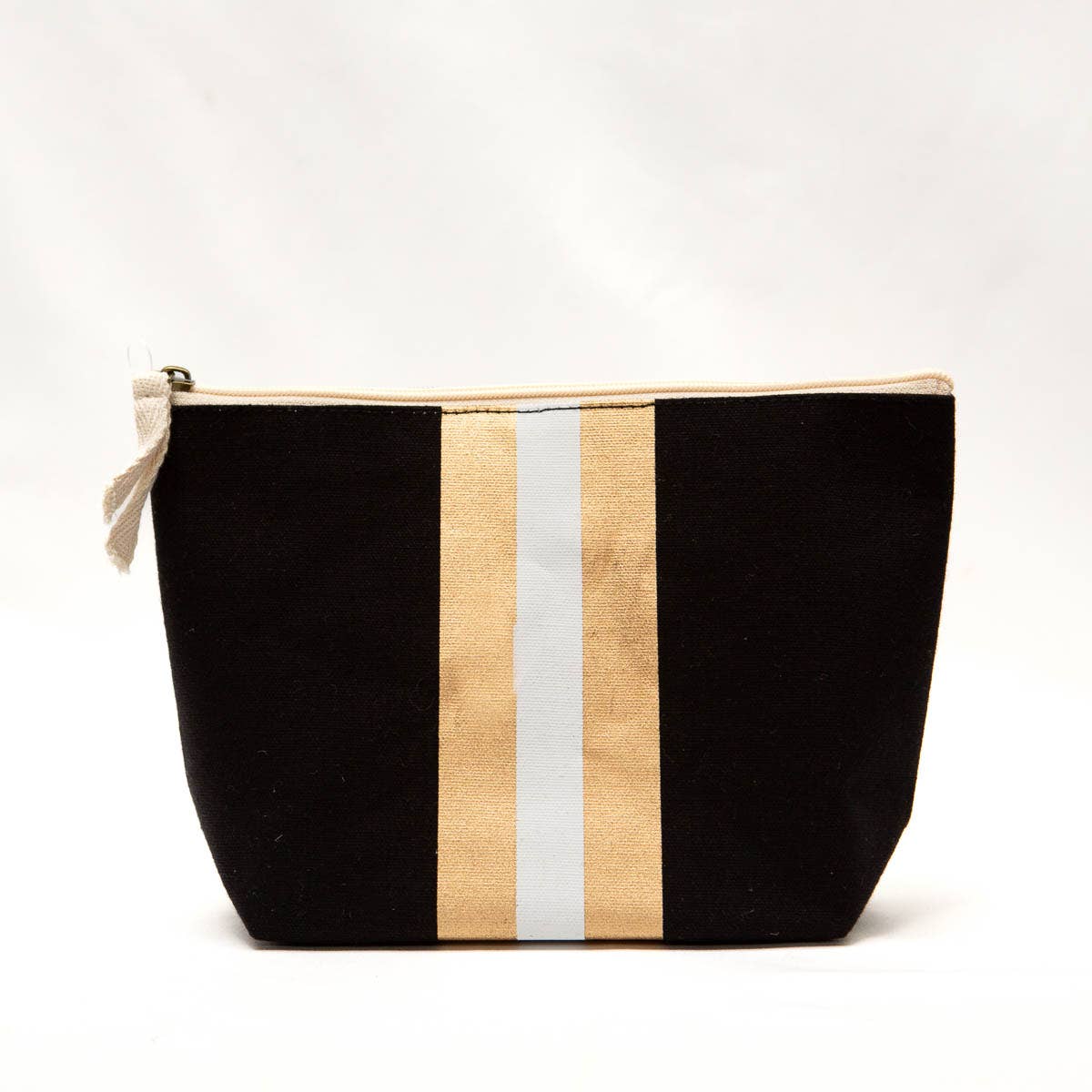 Campus Stripe Cosmetic Black/White/Gold