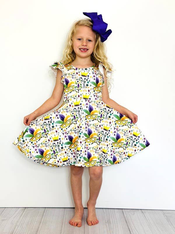 Mardi Gras Girls Dress