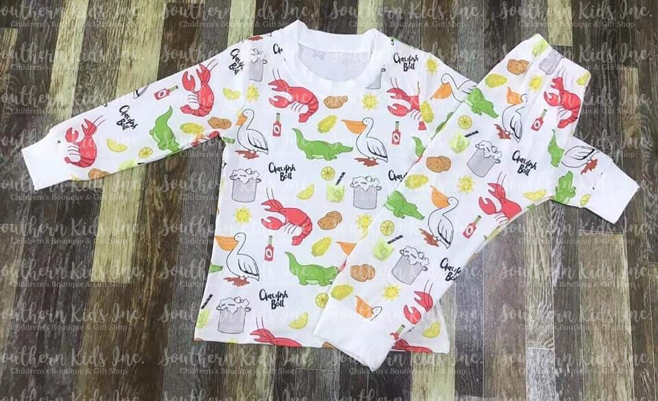 Crawfish Boil Long Sleeve Shirt and Pants