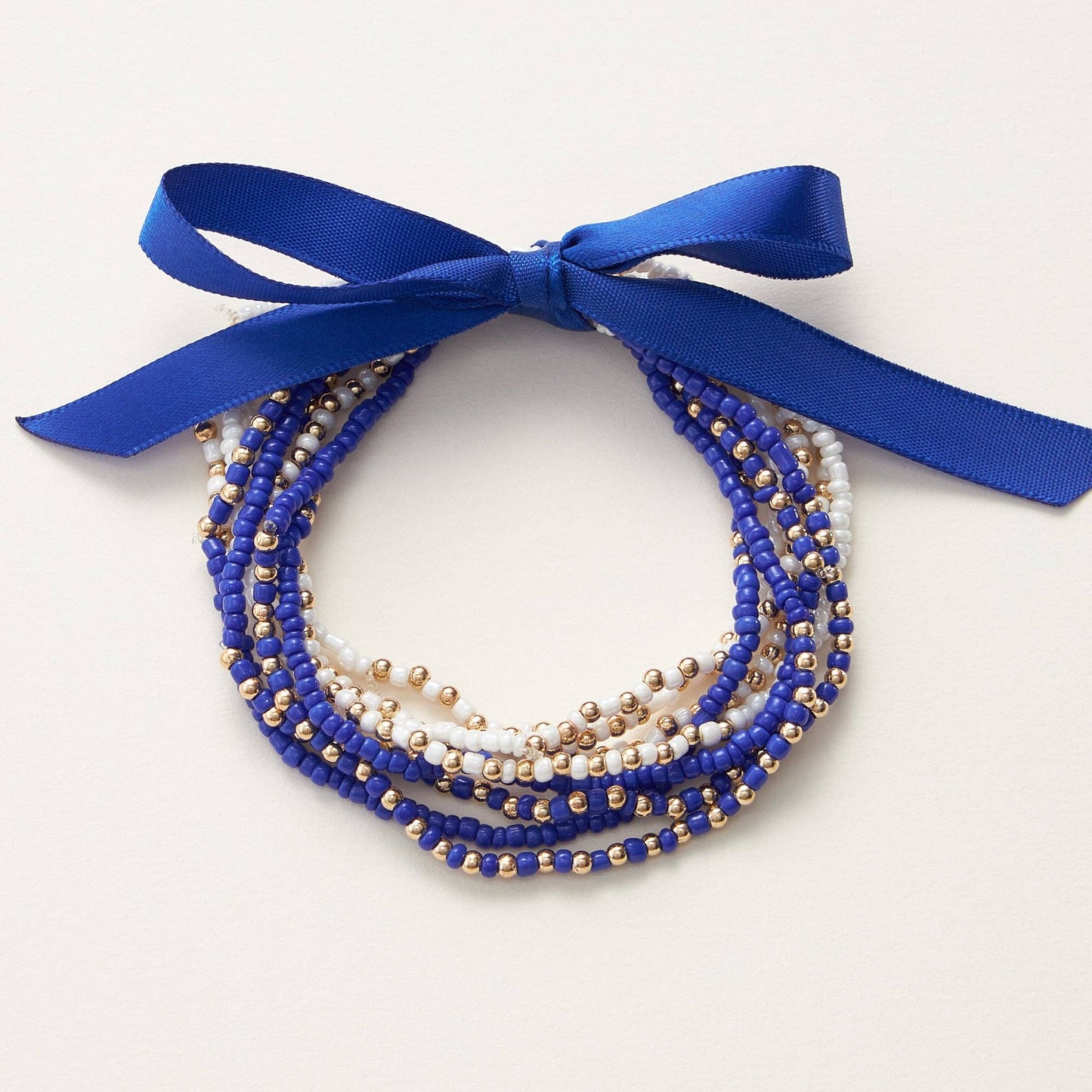 College Football Seed Bead Bracelet