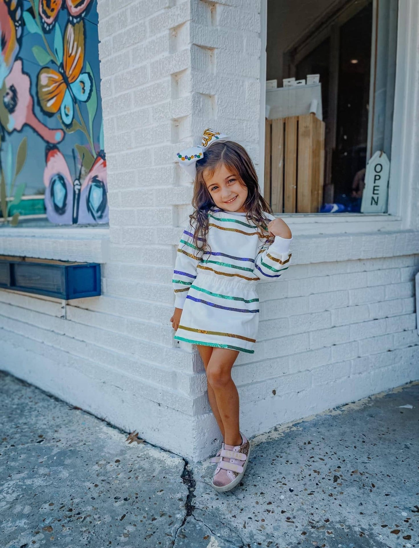 Throw me ALL the beads dress