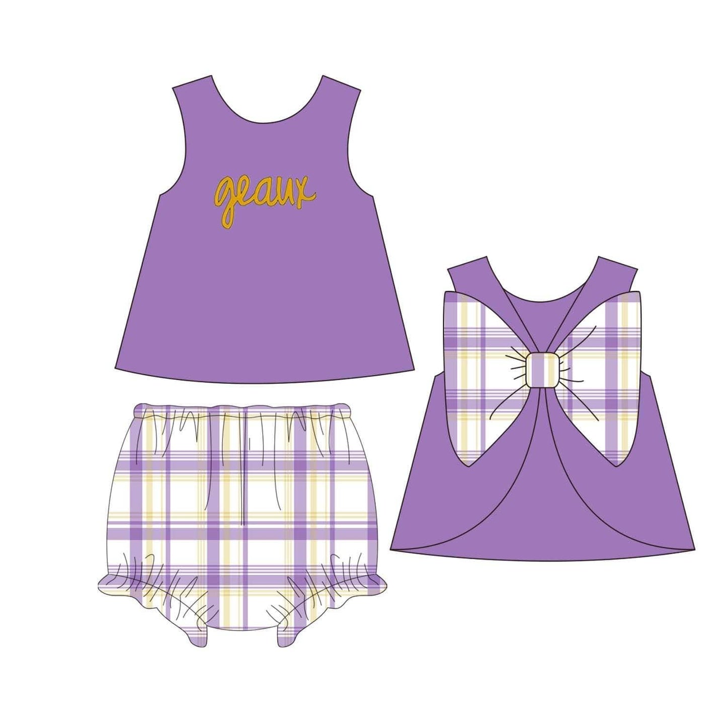 GEAUX Bloomer Set