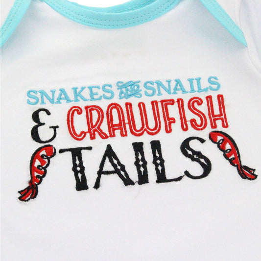 Crawfish Tails Baby Gown 0-3 M