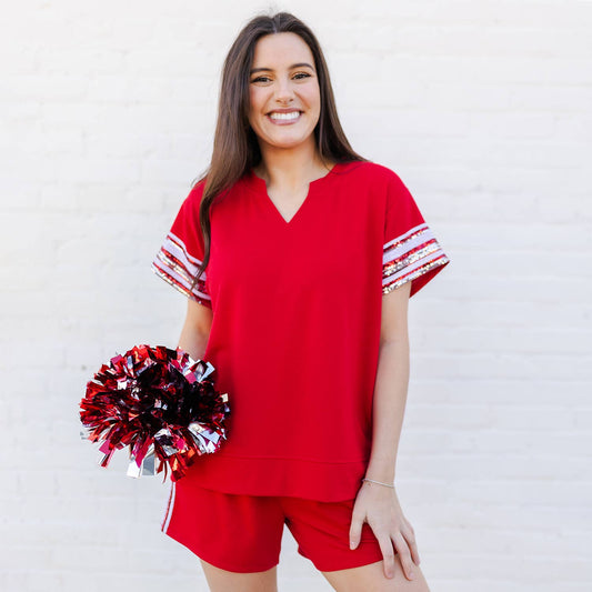 Crimson & White Lauren Set
