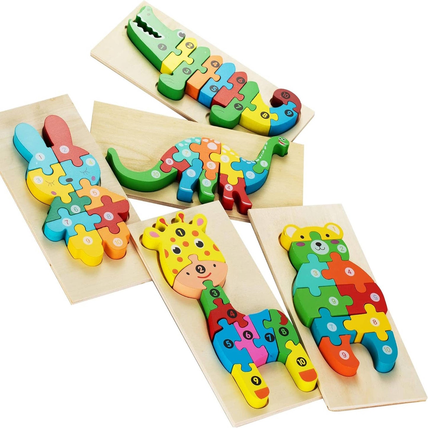 Wooden Puzzle for Children - Assorted