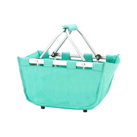 Mint Mini Market Tote Embroidered