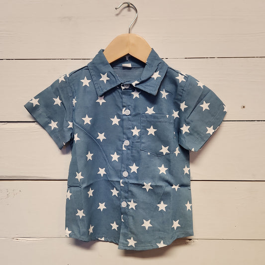 Blue Star Pocket Shirt