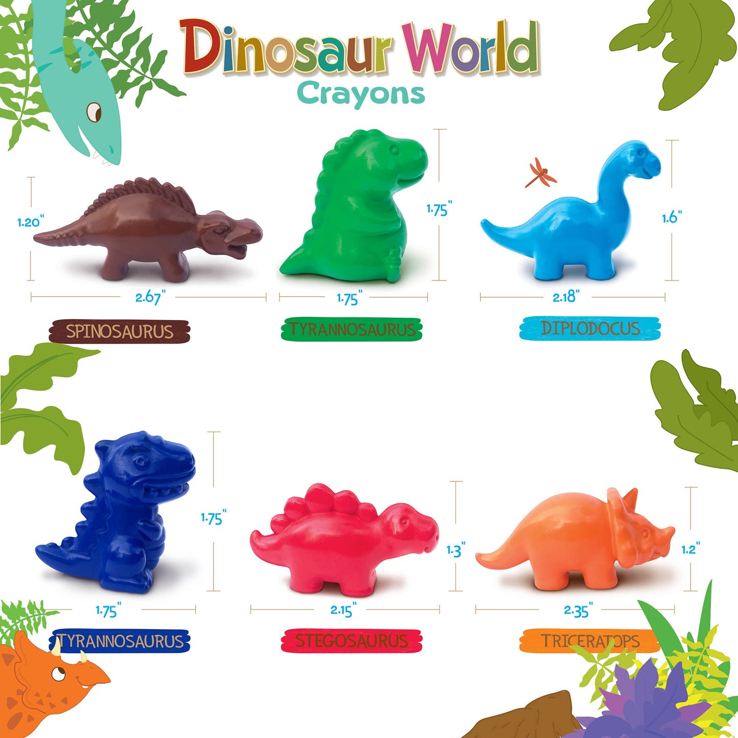 Dinosaur World Crayons of Fun Gift Set