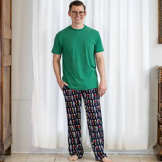 Men's Nutcracker March Sleep Pants Navy/Multi -Asst.