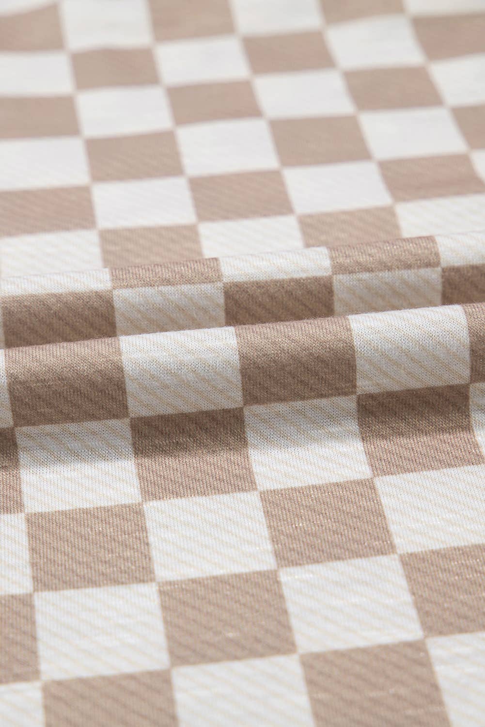 Checkerboard Top & High Waist Skorts
