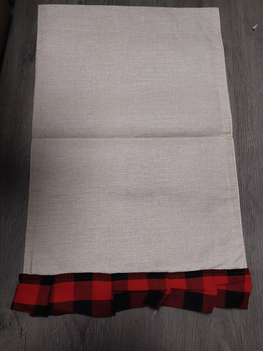 Buffalo plaid Flag Pressed