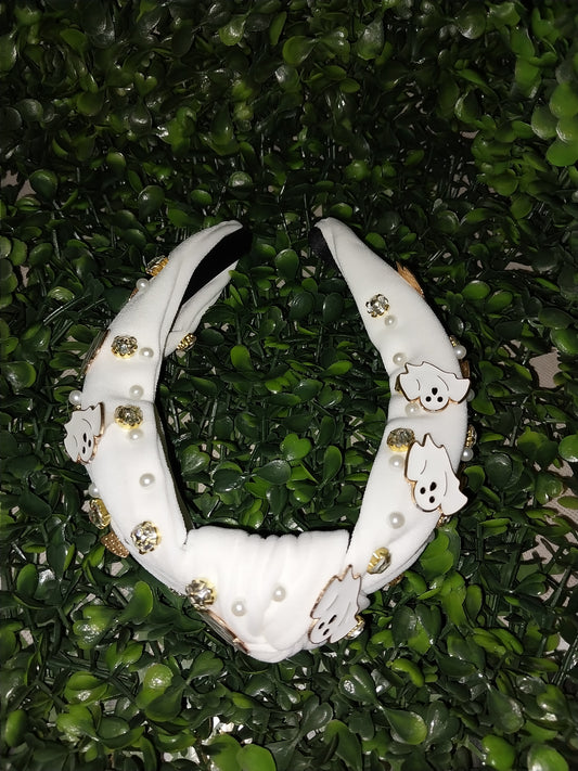 Ghosts Knotted Headband