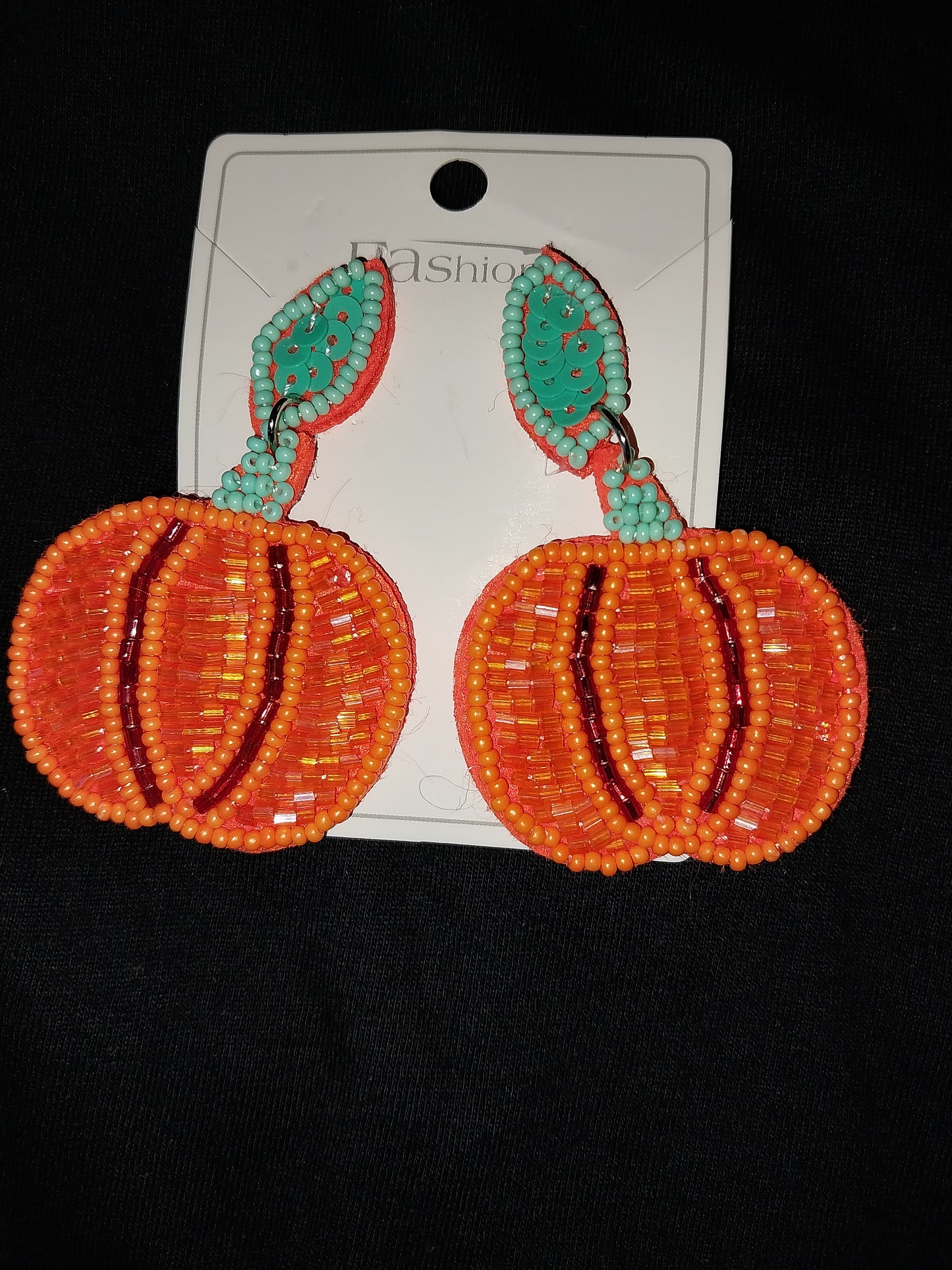 Halloween Seed Bead Earrings