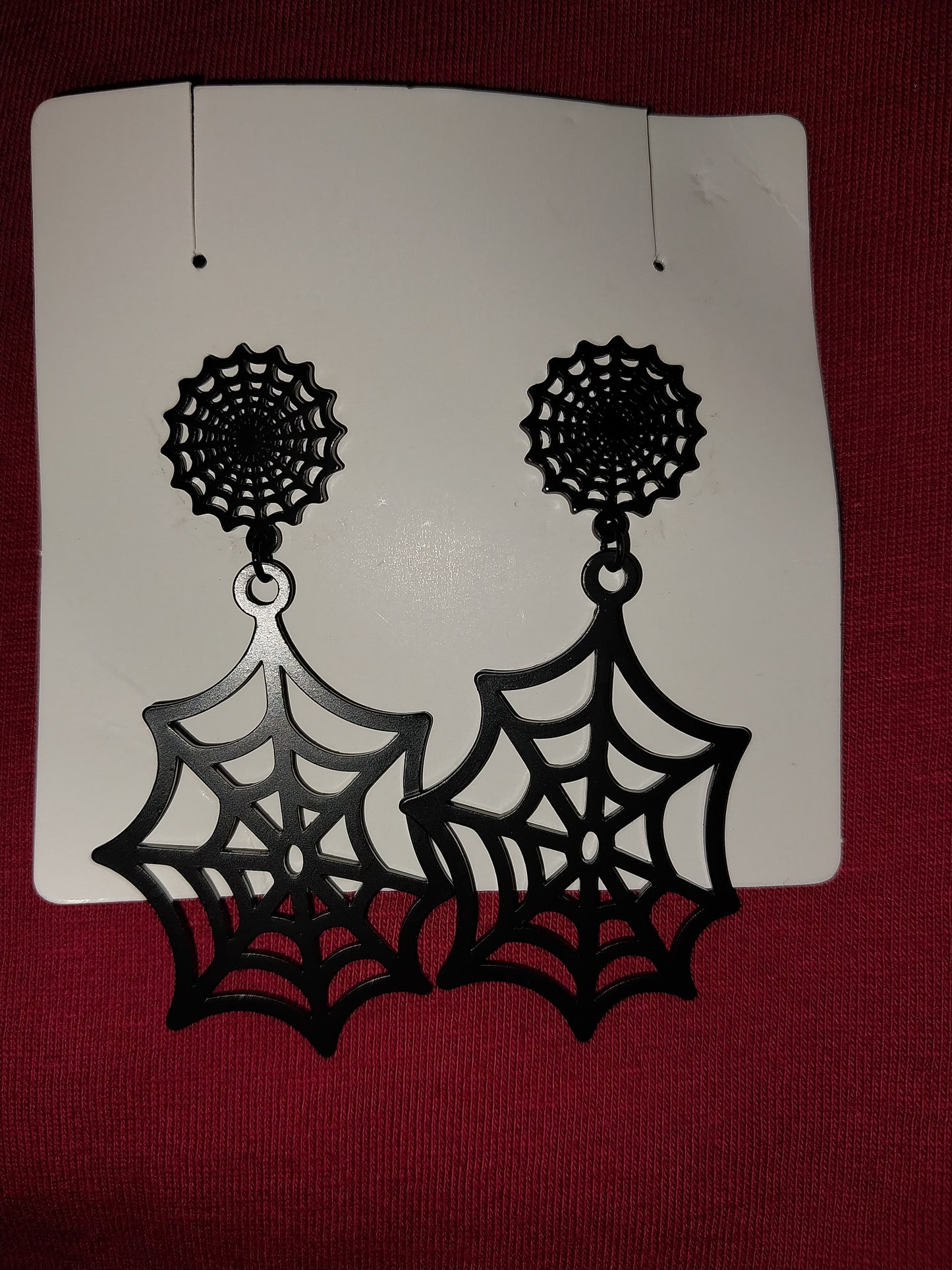 Spider Web Earrings