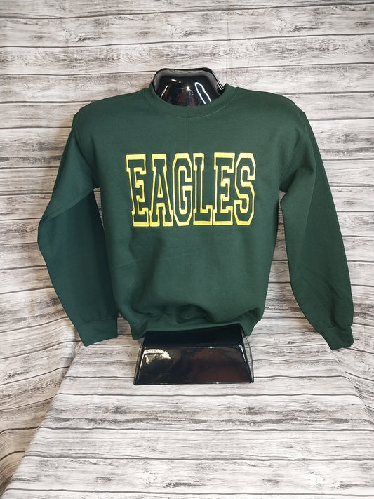 Eagles Forest  Custom Mascot Embroidered Sweatshirt