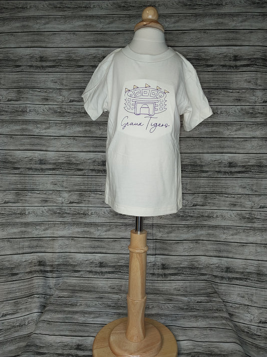 LSU Stadium Embroidered T-Shirt