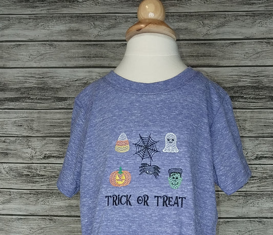 Trick or Treat  Embroidered -Rabbit Skins