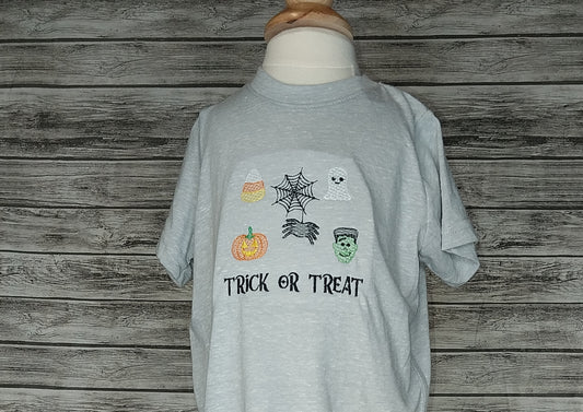Trick or Treat  Embroidered -Rabbit Skins