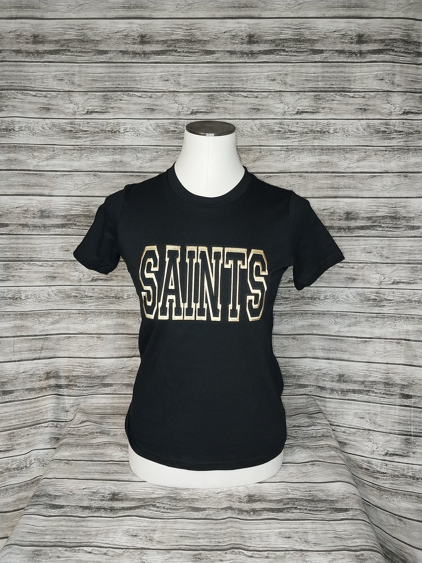 Saints single Color Embroidered Bella Canvas/Soft Style