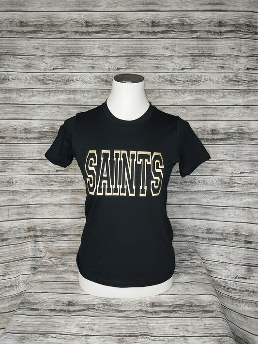 Saints single Color Embroidered Bella Canvas/Soft Style