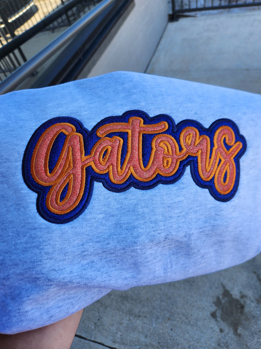 Gators Double Layered  Embroidered Sweatshirt