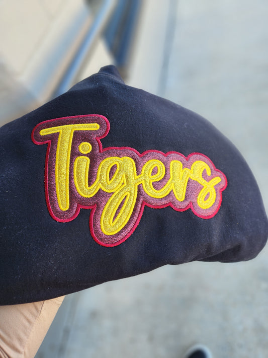 Terrebone Tigers Double Layered  Embroidered Sweatshirt